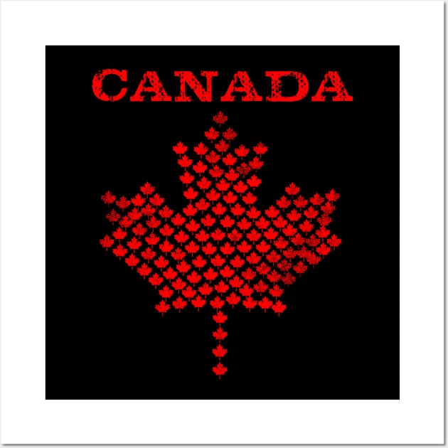 Canada Maple Leaf Wall Art by Mila46